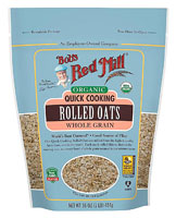 Bob's Red Mill Organic Whole Grain Rolled Oats Quick Cooking