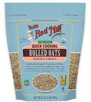 Bob's Red Mill Organic Whole Grain Rolled Oats Quick Cooking