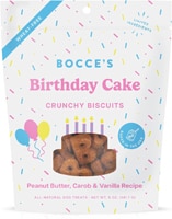 Bocce's Crunchy Dog Biscuits Birthday Cake Peanut Butter Carob & Vanilla Recipe