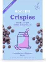 Bocce's Dog Treats Crispies Peanut Butter & Blueberry