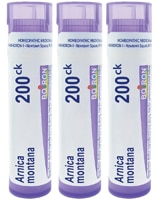 Boiron Arnica Montana 200ck Homeopathic Medicine for Muscle Pain and Stiffness - 3 Tubes