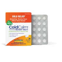 Boiron ColdCalm Tablets Cold Relief - Sneezing-Runny Nose-Nasal Congestion-Minor Sore Throat