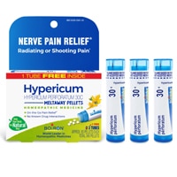 Boiron Hypericum Perforatum 30C Bonus Pack Nerve Pain Relief - Radiating or Shooting Pain