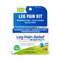 Boiron Leg Pain Relief Bonus Pack Restless Legs-Leg Cramps-Shooting Pain