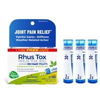 Boiron Rhus Tox 30C Bonus Pack Joint Pain Relief - Painful Joints-Stiffness-Weather Related Aches