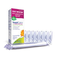 Boiron YeastCalm Suppositories Yeast Infection Relief-Minor Vaginal Itching-Discharge-Burning