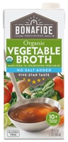 Bonafide No Salt Added Organic Vegetable Broth