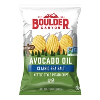 Boulder Canyon Avocado Oil Kettle Style Potato Chips Classic Sea Salt