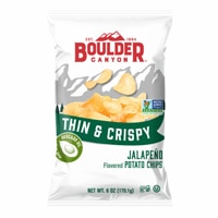 Boulder Canyon Avocado Oil Thin & Crispy Potato Chips Jalapeno