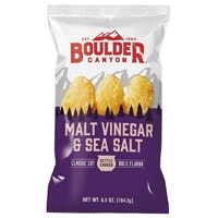 Boulder Canyon Kettle Style Potato Chips Malt Vinegar & Sea Salt