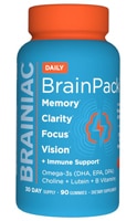 Brainiac BrainPack Adult Daily Gummies