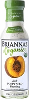 Briannas Dressing Organic Poppy Seed