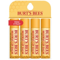 Burt's Bees 100% Natural Moisturizing Lip Balm Original Beeswax with Vitamin E & Peppermint Oil