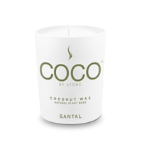 COCO by Stone Coconut Wax Candle Santal