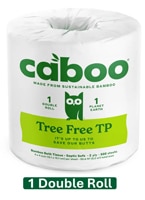 Caboo Bathroom Tissue Tree Free Bamboo Plastic Free 2-Ply 500 Sheets