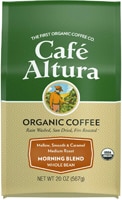 Cafe Altura Organic Coffee Medium Roast Whole Bean Morning Blend