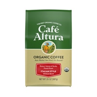 Cafe Altura Organic French Roast Italian Style Whole Bean Coffee