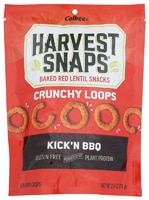 Calbee Gluten Free Harvest Snaps Chrunchions Kick'n BBQ