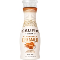 Califia Farms Dairy Free Almond Milk Coffee Creamer Carmel Macchiato