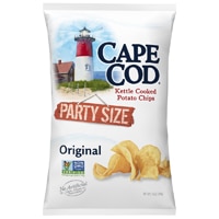 Cape Cod Non-GMO Kettle Cooked Potato Chips Party Size Original