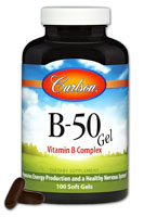 Carlson B-50 Gel Vitamin B Complex