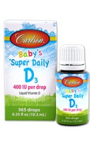 Carlson Baby's Super Daily D3 400 IU Drops