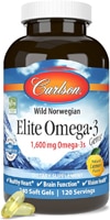 Carlson Elite Omega-3 Gems Lemon