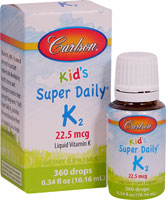 Carlson Kid's Super Daily K2 Liquid Vitamin K