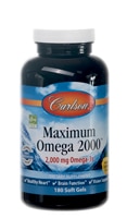 Carlson Maximum Omega 2000™ Natural Lemon