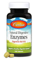 Carlson Natural Digestive Enzymes Digestive Aid #34