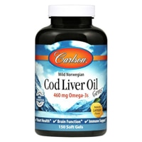 Carlson Norwegian Cod Liver Oil Lemon