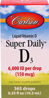 Carlson Super Daily D3 Liquid Vitamin