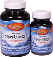 Carlson Super Omega-3 Gems® 30 FREE Soft Gels