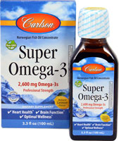 Carlson Super Omega-3 Natural Lemon