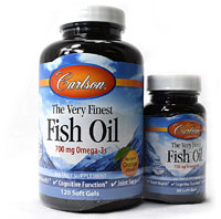 Carlson The Very Finest Fish Oil- Omega-3s Natural Orange