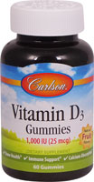 Carlson Vitamin D3 Gummies Natural Fruit