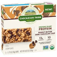 Cascadian Farm Organic Organic Plant Protein Chewy Bars Peanut Butter Chocolate Chip