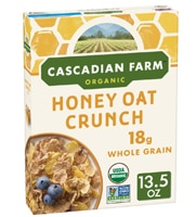 Cascadian Farm Organic Cereal Honey Oat Crunch