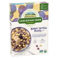 Cascadian Farm Organic Cereal Puffs Berry Vanilla