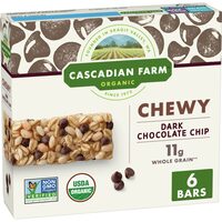 Cascadian Farm Organic Chewy Granola Bars Dark Chocolate Chip