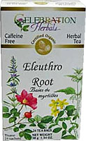 Celebration Herbals Organic Ginseng Eleuthero Root Tea Caffeine Free