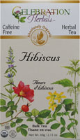 Celebration Herbals Organic Hibiscus Flower Bulk Tea Caffeine Free