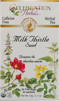 Celebration Herbals Organic Milk Thistle Seed Tea Caffeine Free