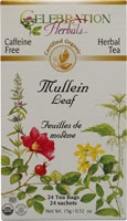 Celebration Herbals Organic Mullein Leaf Tea Caffeine Free