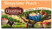 Celestial Seasonings Herbal Tea Caffeine Free Sleepytime® Peach