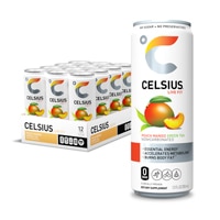 Celsius Energy Drink Non-Carbonated Peach Mango Green Tea