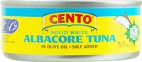 Cento MSC Certified Albacore Can Tuna Fish with Extra Virgin Olive Oil