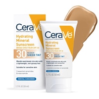 CeraVe Hydrating Mineral Sunscreen Sheer Tint SPF 30 - Medium