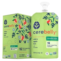 Cerebelly Organic Baby Food Dairy Free Smoothie Celery Apple Kiwi