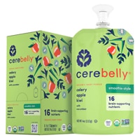 Cerebelly Organic Baby Puree Smoothie Vegan Celery Apple Kiwi